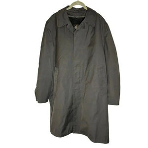 Men's Black Trench Coat